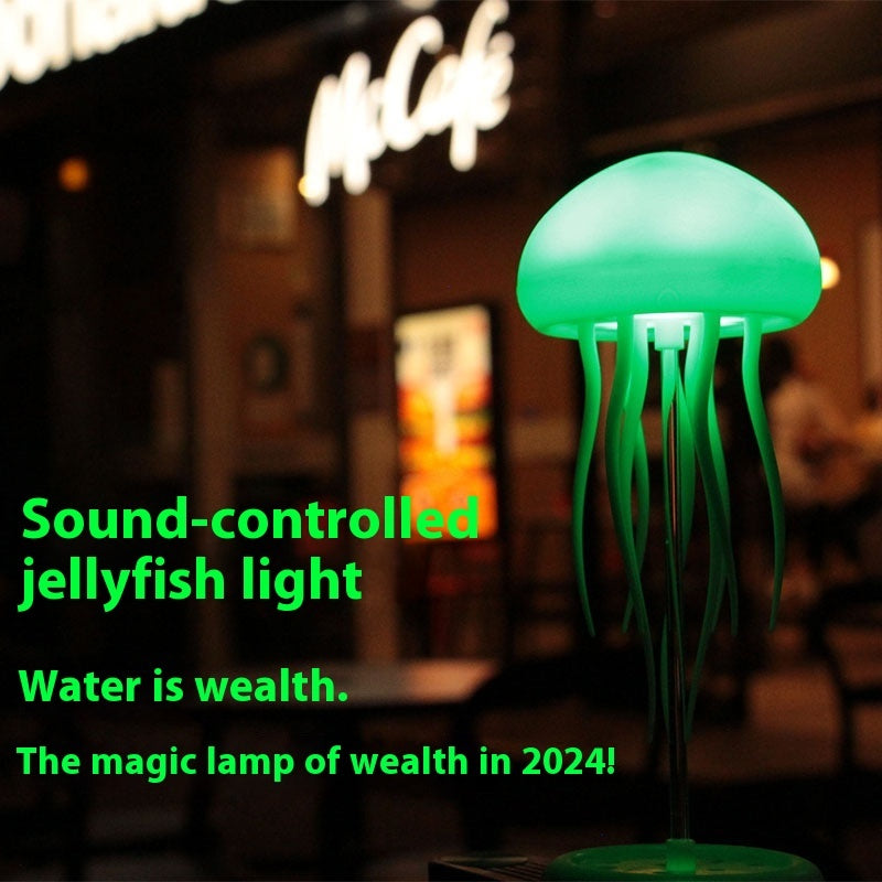 Lampada d'atmosfera a forma di medusa